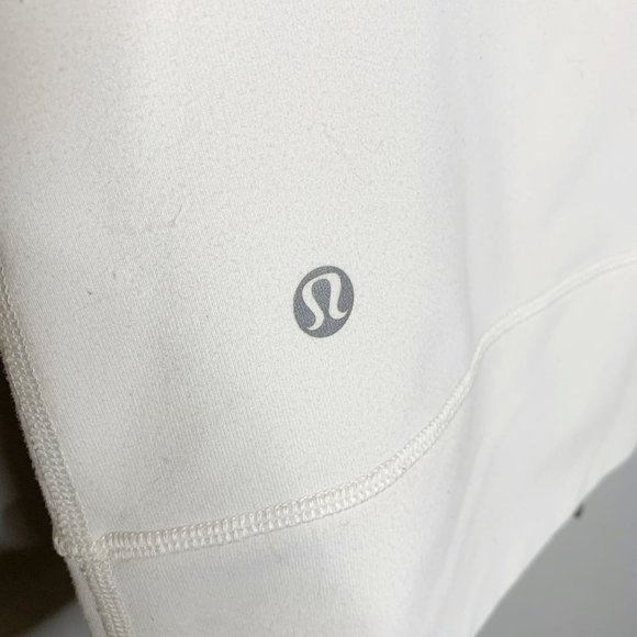 Lululemon Full Zip Long Sleeve Jacket Sz 4 Off White - Picture 10 of 11